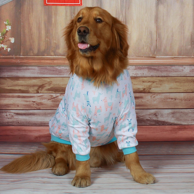 Big dog clothes spring and summer pure cotton dog two-legged clothes Labrador Husky large and medium-sized dog clothes dog coat