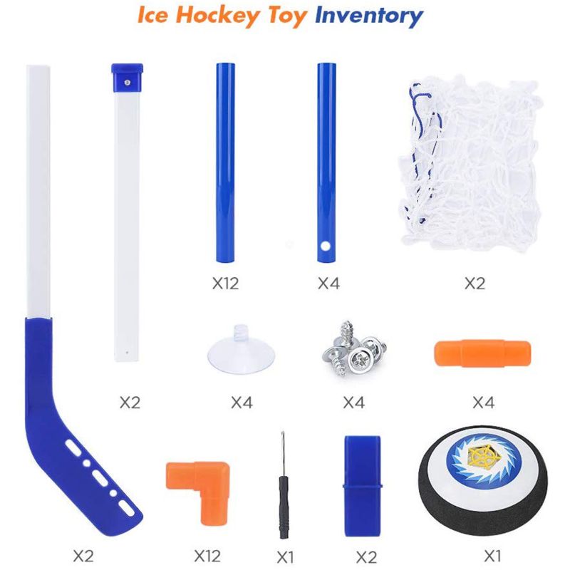 Juego de objetivos de bola de suspensión de Hockey sobre hielo eléctrico para niños, deportes de interior y exterior, juguetes de entrenamiento con juegos