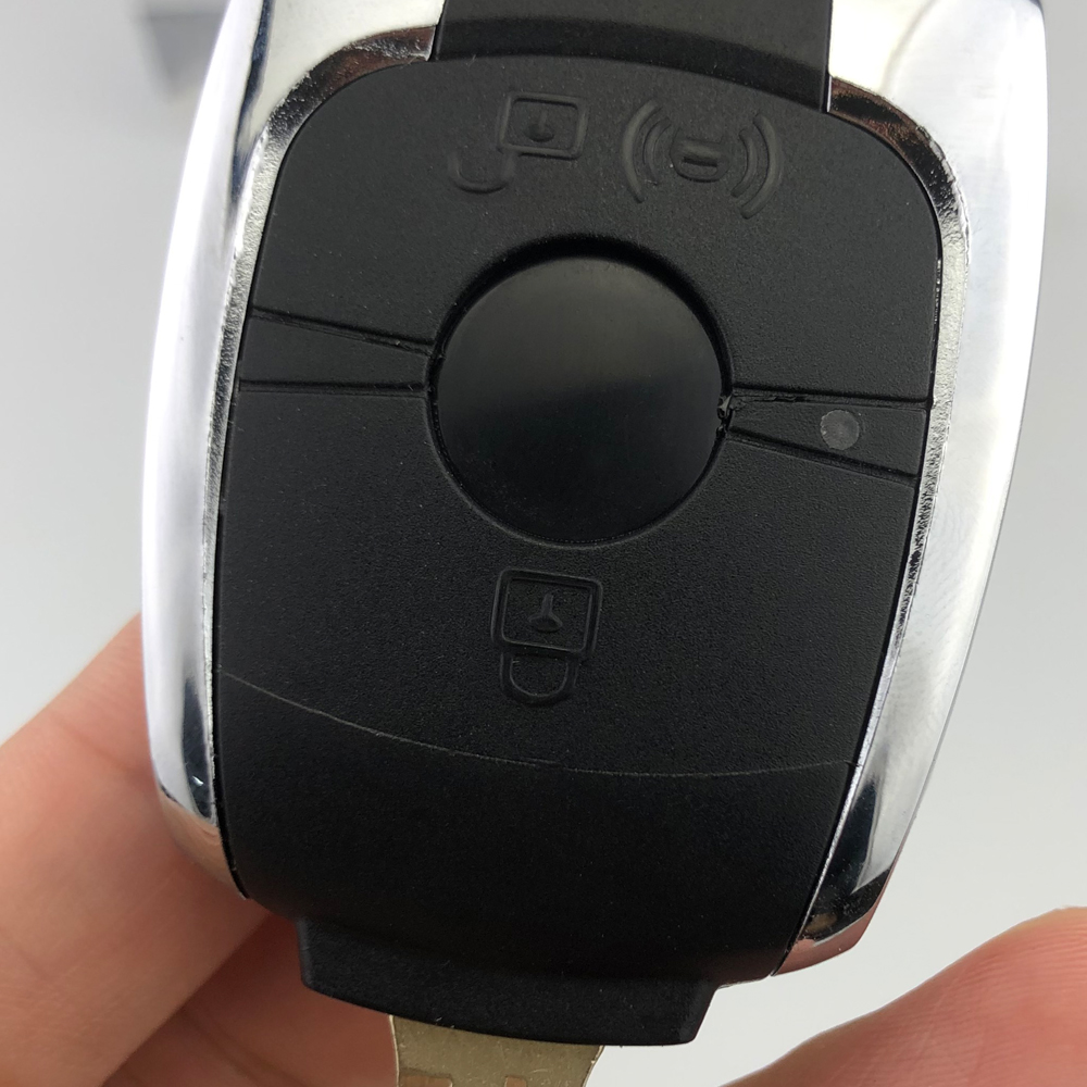 Carcasa de llave de coche para SsangYong Korando Kyron Actyon Rexton Control inteligente cubierta remota de 2 botones funda Fob hoja en blanco de repuesto
