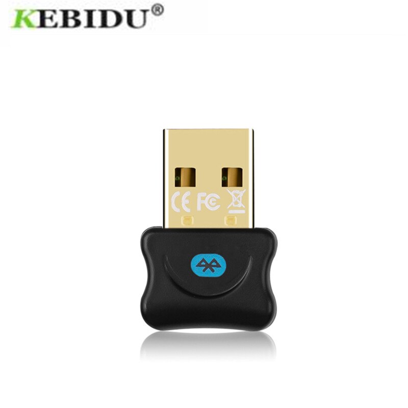 Kebidumei Mini Usb Adapter Draadloze Bluetooth 5.0 Bluetooth Dongle Muziek Geluid Bluetooth Zender Ontvanger Adapter Voor Pc