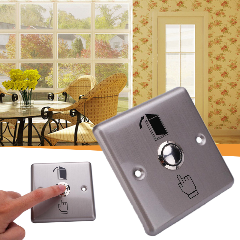 Doorbell button Switch Security DC36V Home & Living Button Stainless Steel lock lock opener access control keypad access control