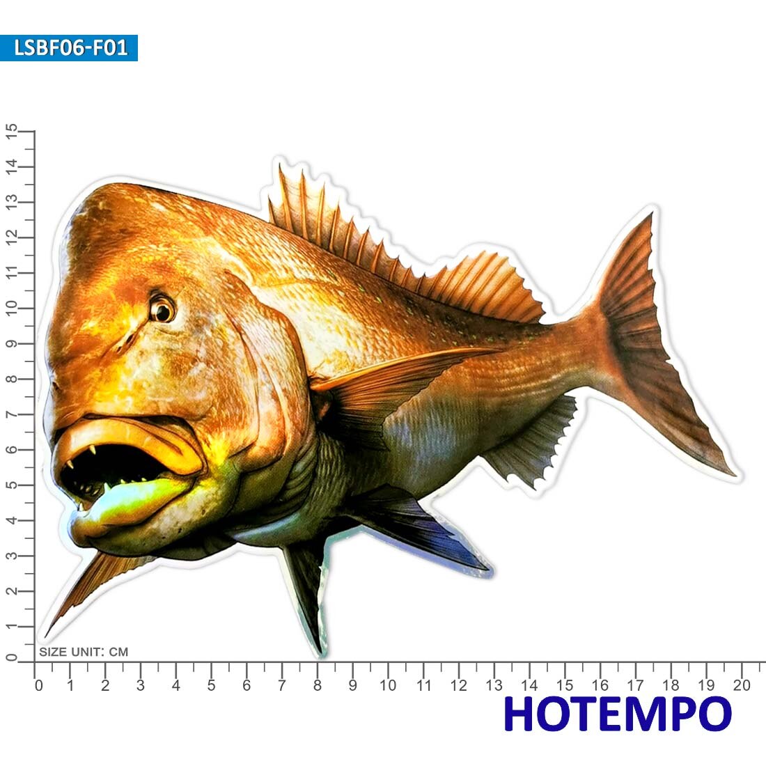 7.87 pollici 20cm Laser pesce di grandi dimensioni pesce persico dorato adesivi per auto moto per Laptop di grandi dimensioni per Go Fishing adesivo impermeabile