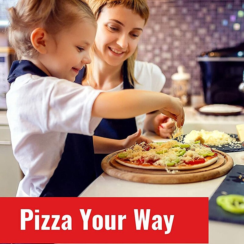 Pizza Schil, paddle-Spatel Grade Bamboe-12 Inches Handvat-Lichtgewicht Te Gebruiken Voor Professionele Zelfgemaakte Pizza