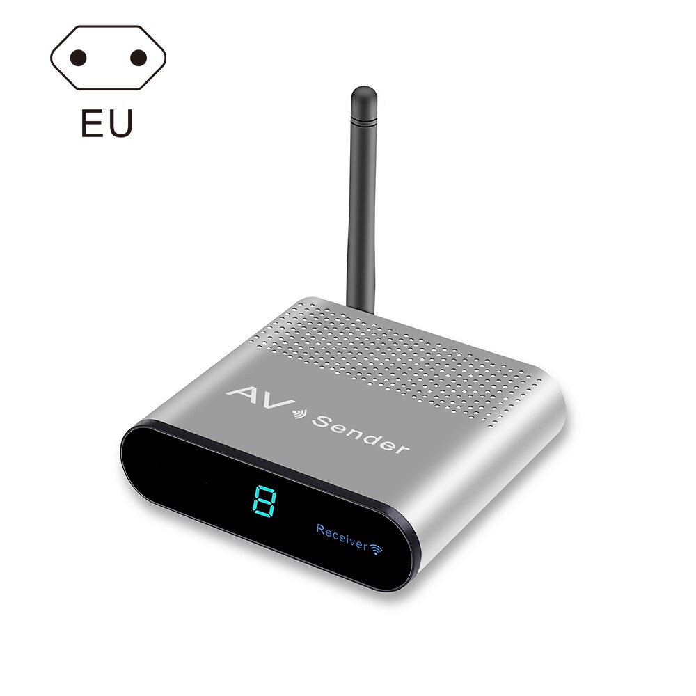 AV220 Wireless Video TV Sender 2.4GHz Wireless AV Sender Wireless Transmitter Receiver Plug and Play NC99: EU Plug