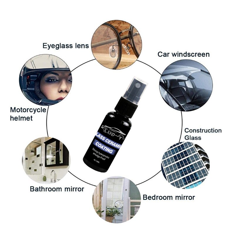 50ml Automobile Windows Anti Fog Anti-rain for Cars Nano Hydrophobic Coating