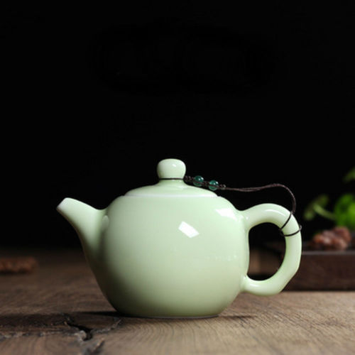 [GROOTSHEID]] Xishi Pot Chinese longquan celadon theepot Kung Fu Theepot met Filter 240 ml China Longquan Thee pot 240 ml: Di Kiln Beige