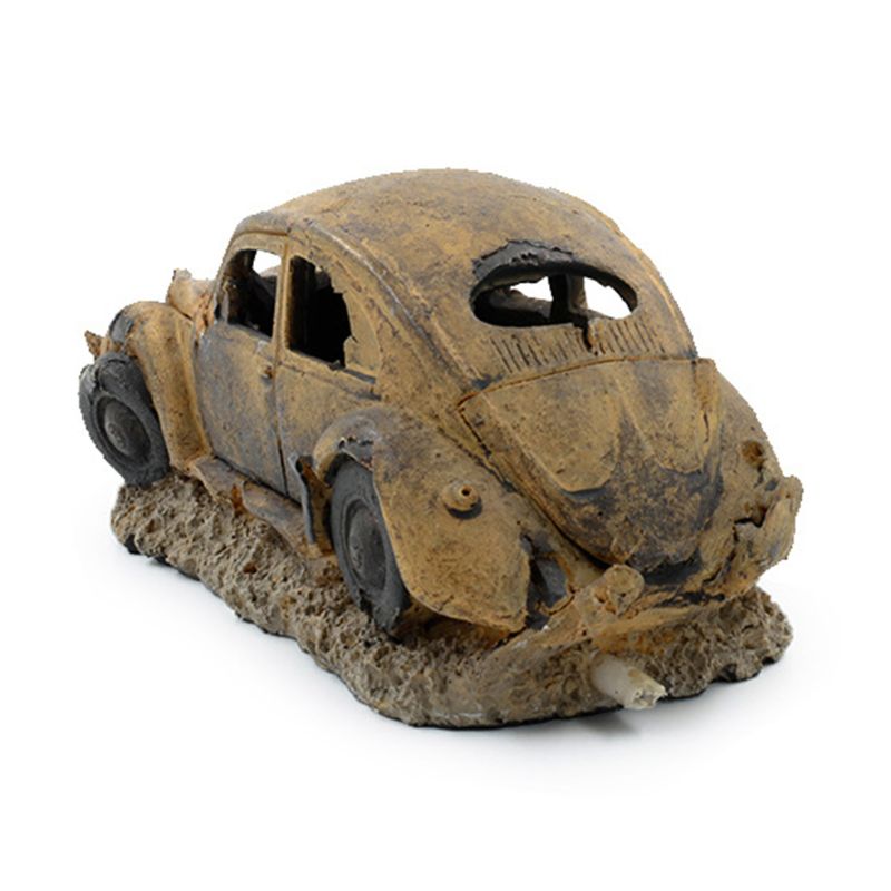 Aquarium résine décor Imitation voiture épave Aquarium sous-marin paysage ornement