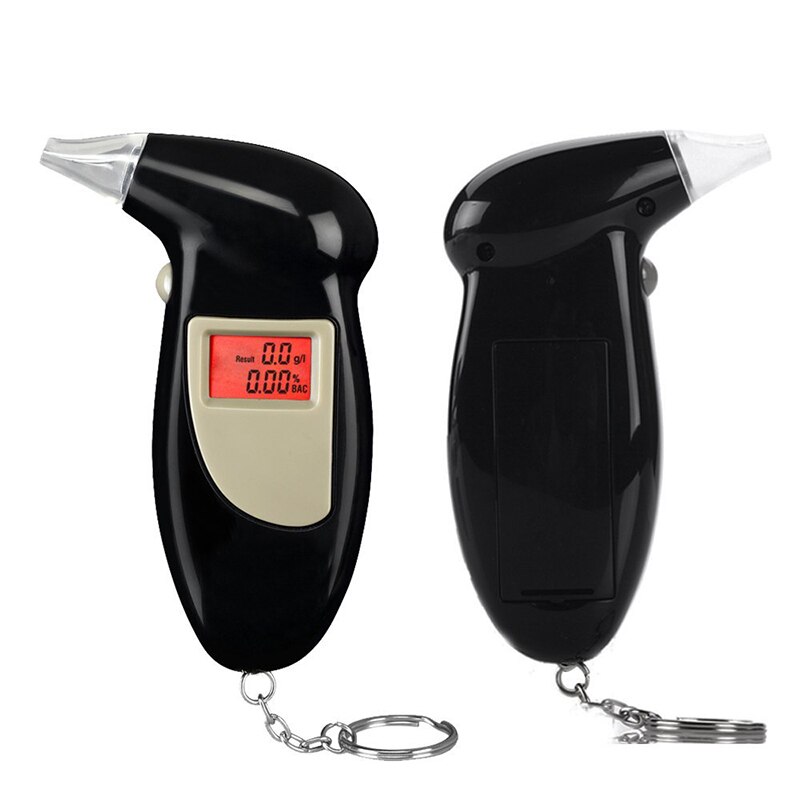 Goedkope Prijs Digitale LCD Backlit Display Sleutelhanger Alcohol Tester Alcohol Breath Analyzer Digital Blaastest
