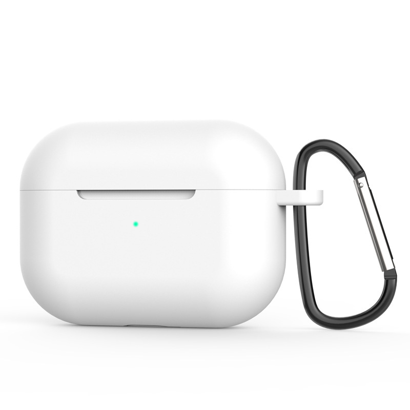 Soft Silicone Case for Apple Airpods Pro Wireless Headset Case for AirPods Pro Charging Box Solid Color Earphones Case: BROWN