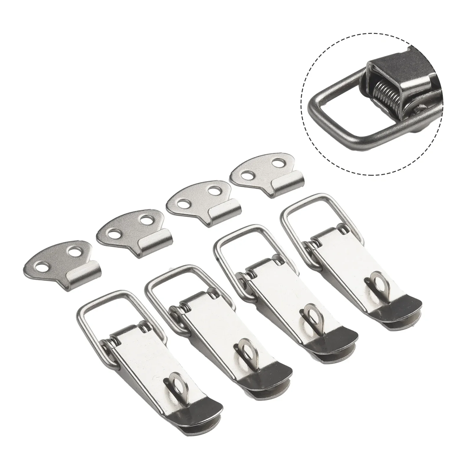 Latches Spring Loaded Clamp Clip Box Latch Catch Toggle Wooden Box Hasps Clamp Stainless Steel Loaded Draw Toggle Clamp Hasps