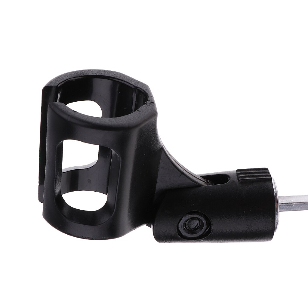 4 x 4mm tooyful duurzame ijzeren saxofoon microfoon clip houder standaard saxofoon podium alt/tenorsaxofoon vervangende accessoire zwart