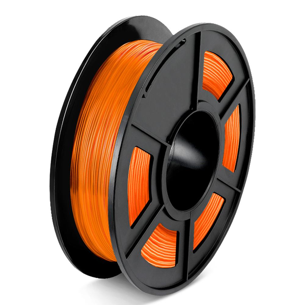 AW 3D Flexible TPU Filament 1.75mm 3D Printer Filament 0.5KG TPU High Elasticity Rubber Filament with full color: TPU-TPOrange-0.5kg