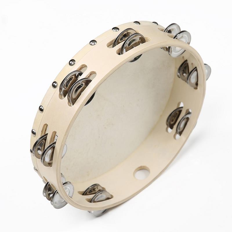 Houten Jingles Handheld Tamboerijn Prestaties Dans Rekwisieten Buikdans Props