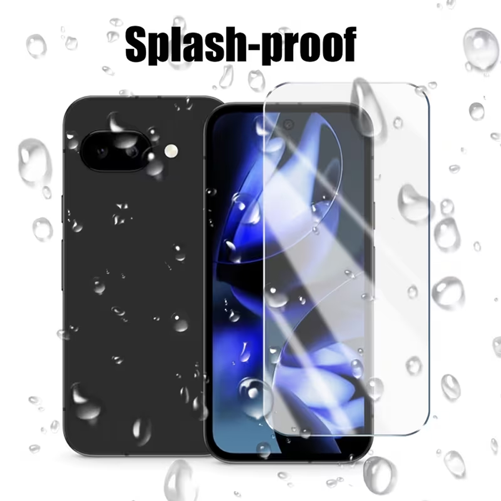 4/1 Stück Panzerglas für Google Pixel 9 Profi XL 10 Profi XL 9 Profi 10 10Profi 9A Schutzglas Displayschutzfolie Fingerabdruck-Entsperrung