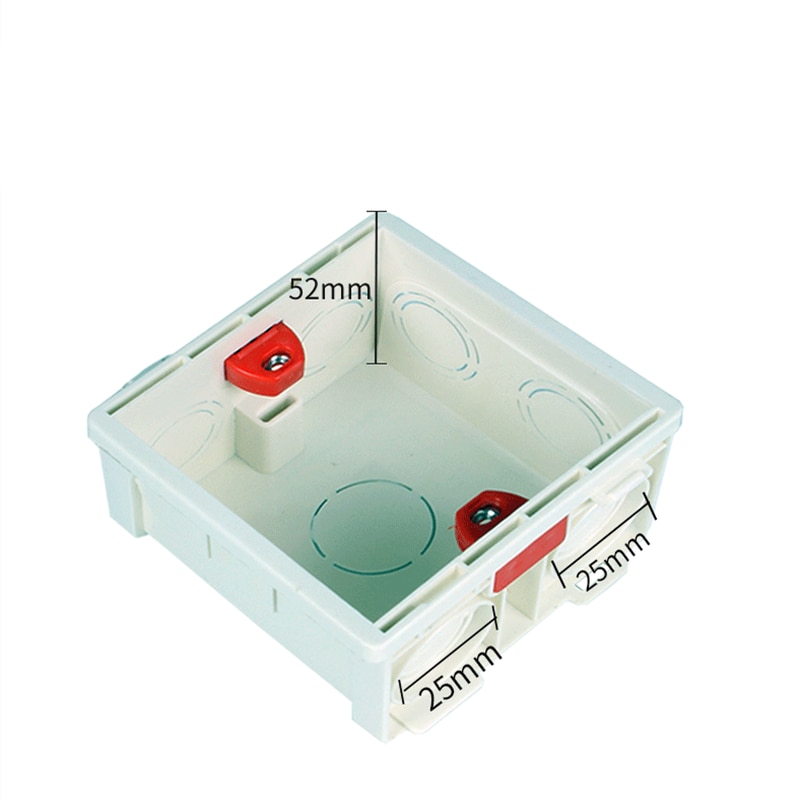 5pcs Hidden Wall Mount Switch Box Wiring 86mm Sock... – Grandado