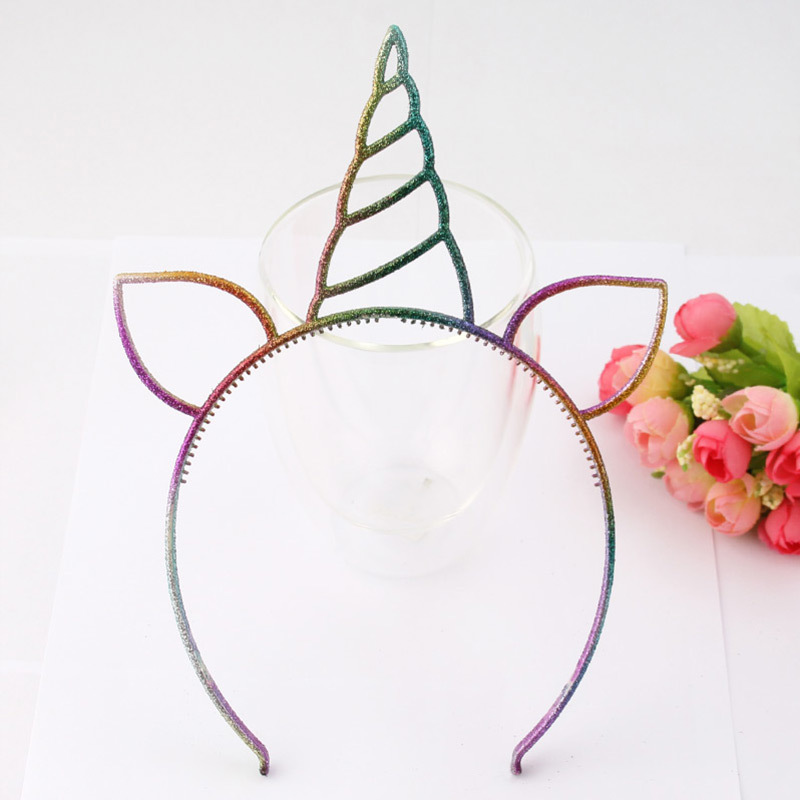 10 unids/lote Tema de unicornio, adornos coloridos para de cumpleaños, broche de pelo para niños, suministros de , tocado para niñas, suministros para de baile: design 3