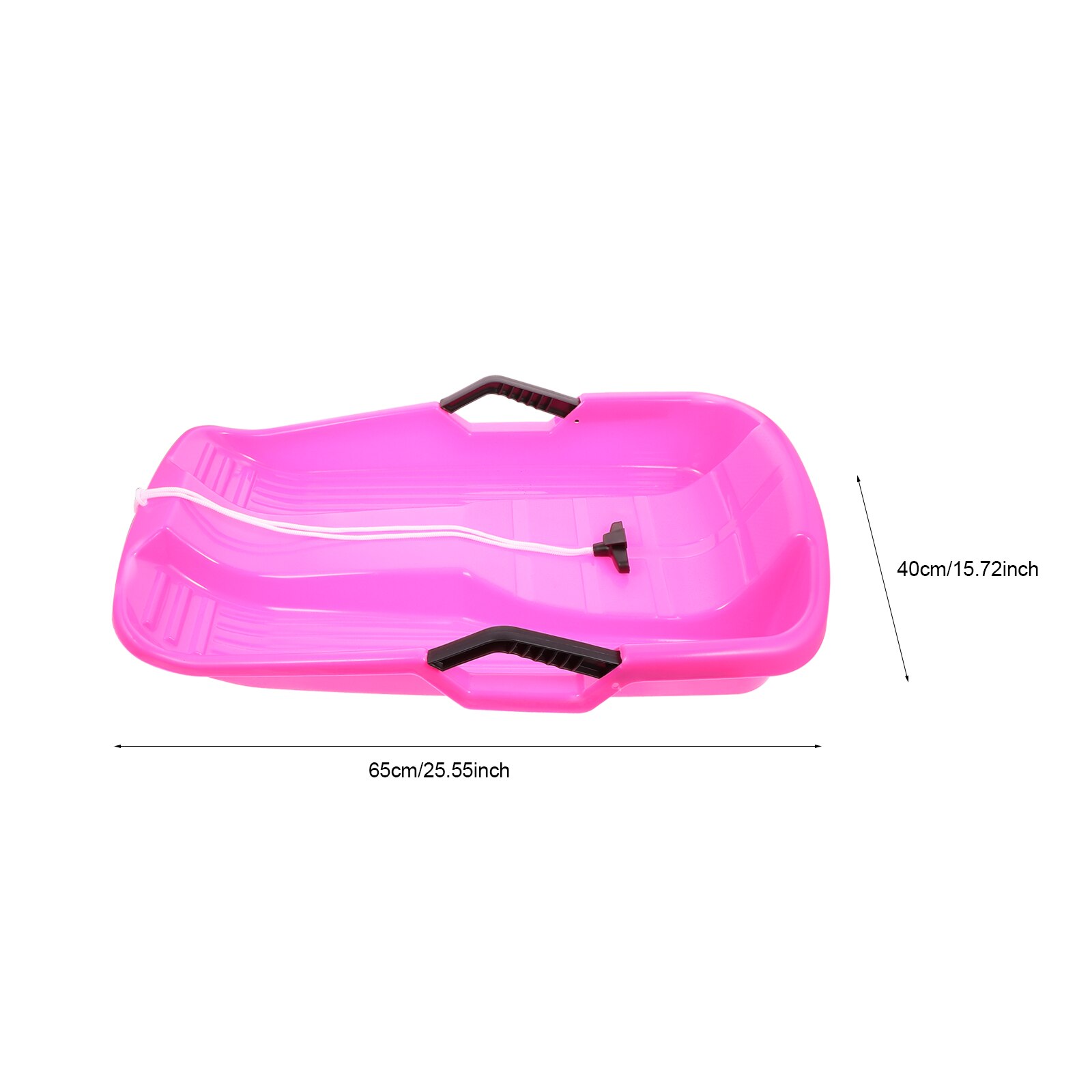 Slitta da neve in plastica per bambini e adulti: Colore rosa