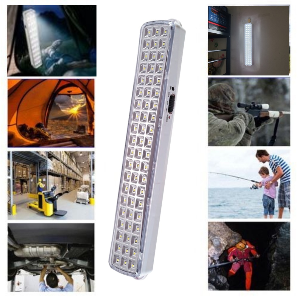 Power outage led emergency light, portable, wall-mountable, rechargeable, automatic lantern, work light, battery-powered light bulb for home use