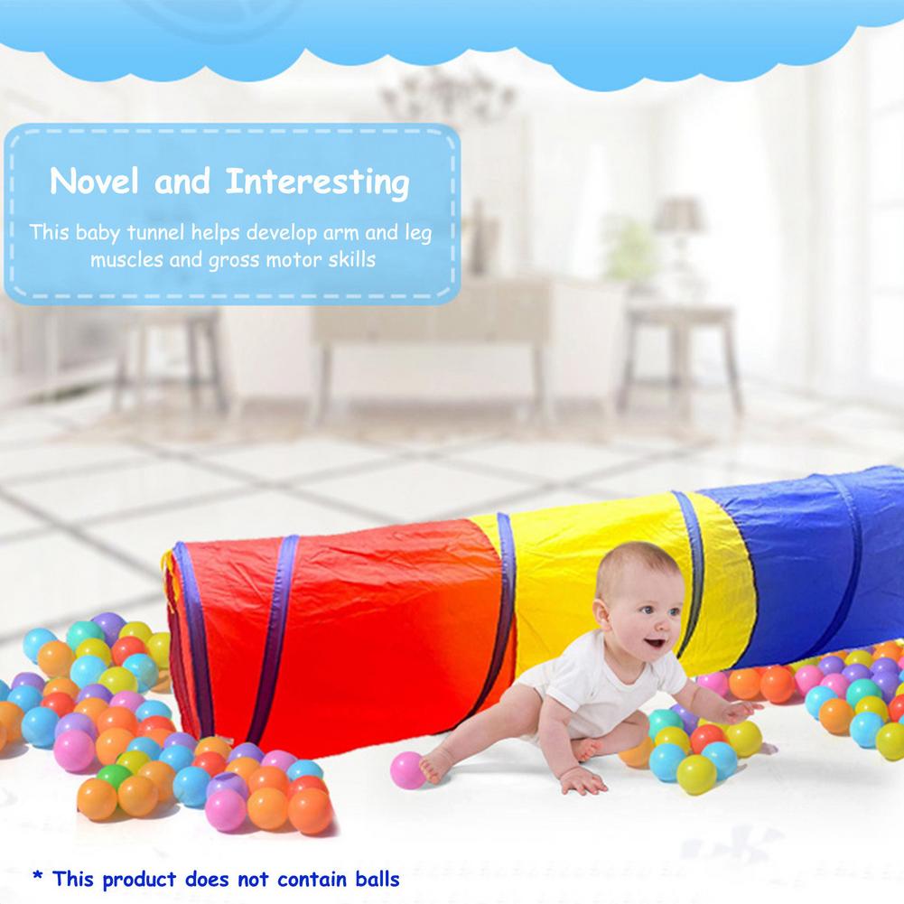Kid Kruipen Tunnel Indoor Speelhuis Outdoor Fun En Handig Inklapbare Tent Spel Kanaal Tent Pijp Multi-color Kanaal