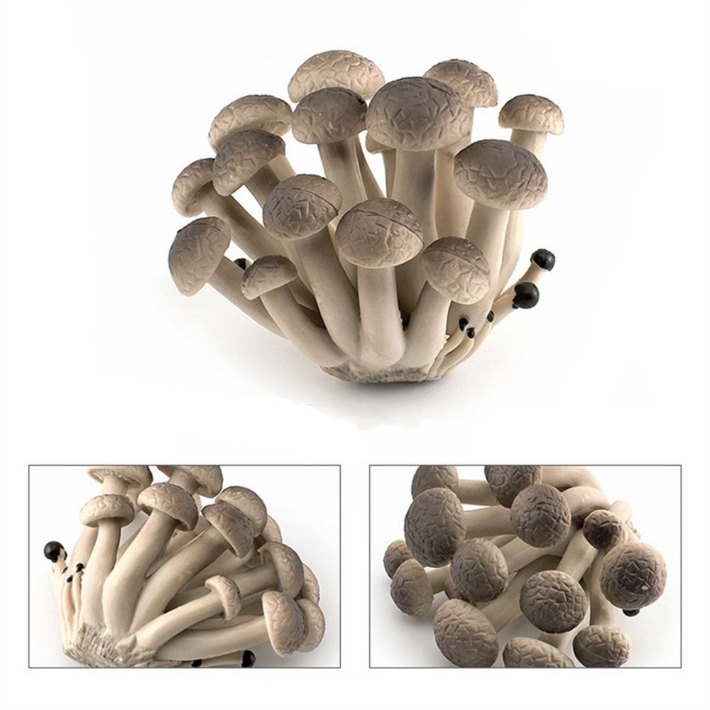 Modelo de vegetales, figuras de hongos, miniaturas de paisaje, Matsutake Oyste, simulación de hongos, planta, modelo de hongos artificiales: Amarillo claro