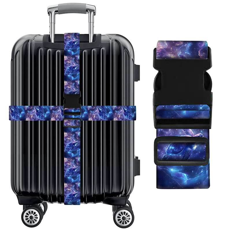 Ceinture d'emballage antivol pour bagages, sangle de bagage réglable, sangle croisée, valise, environnement, accessoires de bagage: Kaki