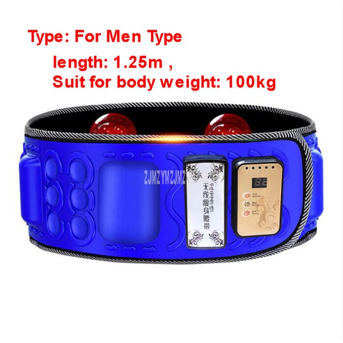 Vibration Fitness Massagegerät 36 Modus Doppel Infrarot Elektrische Vibrierende Abnehmen Gürtel Vibration Fett Verbrennung Schlank Schütteln Maschine: Blau