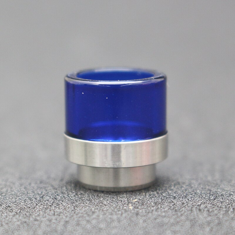 vaporlinda 810 Glass Drip Tip for 810 Thread RDA Atomizer Fit Kennedy 24 Goon 528 RDA Atomizer: Blue