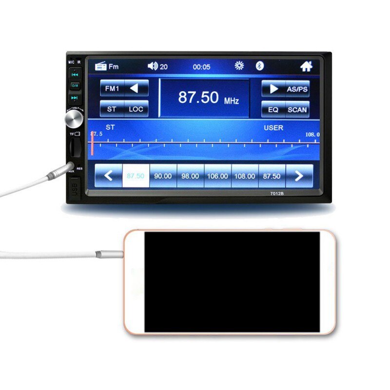 7012B Universal Car Mp5 Players 2 Din Connect Android Phone Car Multimedia Player IPS Touch Screen RDS 7inch Gps Navigation