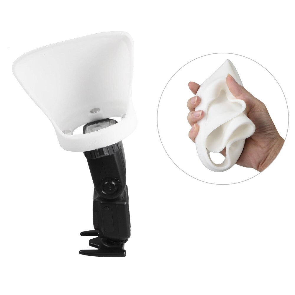 Juego de accesorios de Flash magnético Selens, filtros de 7 colores, rejillas panal, esféricas de rebote, empuñadura Snoot, modificador de iluminación para Speedlite