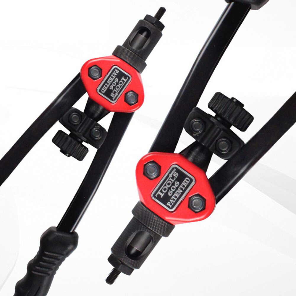 Hand Threaded Rivet Nuts parts with Nuts 605 606 Double Insert Manual Riveter Riveting Rivnut Tool for M3/M4/M5/M6/M8/M10 Nut