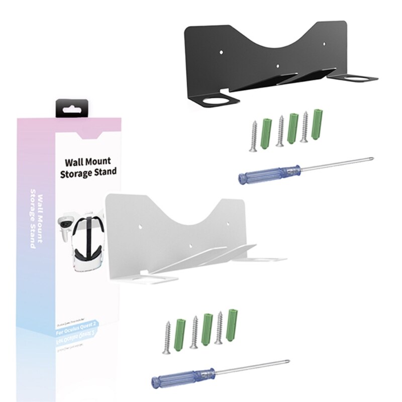 Universal VR Wall Shelf Universal Mount Stands Compatible with quest 2 Headset Holders VR Display Stands T84D