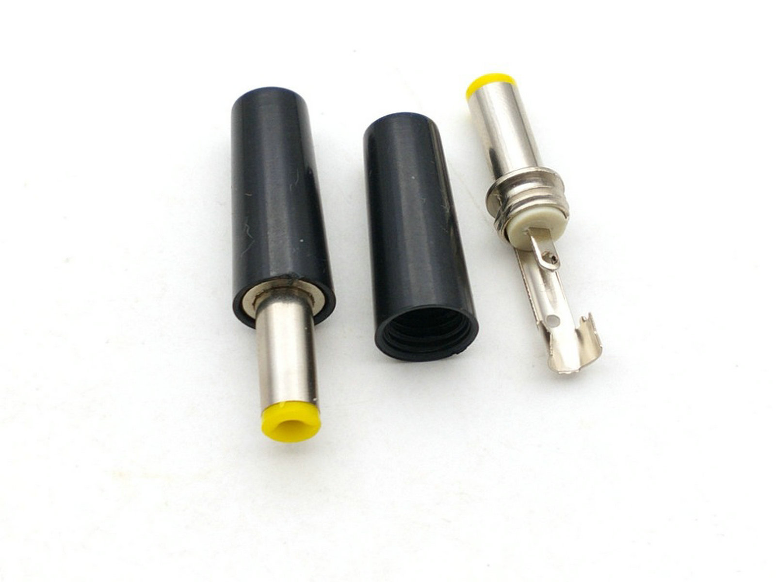 6pcs DC Power 5.5x2.1mm/DC 5.5x2.5mm Cabo Macho Tomada para câmera/conector LED