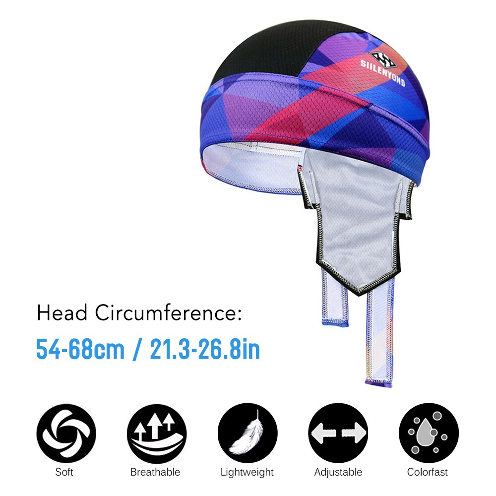 Foulard de cyclisme anti-transpiration, Protection UV, bandeau à séchage rapide, respirant, casques enveloppés, capuchon intérieur