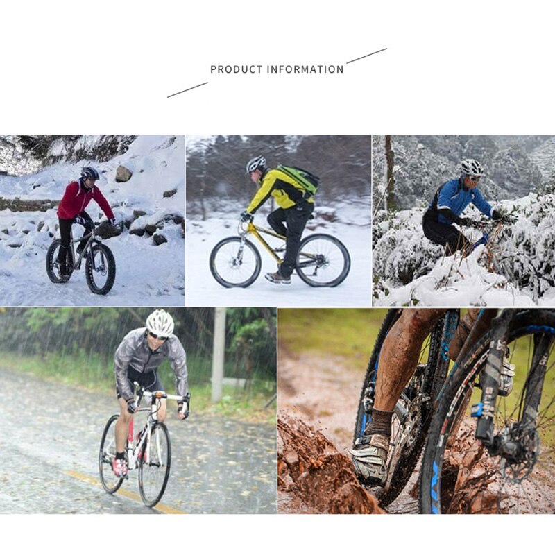Man Vrouw Fietsen Fiets Schoen Covers Winter Warme Waterdichte Protector Warm Winddicht En Waterdicht M88
