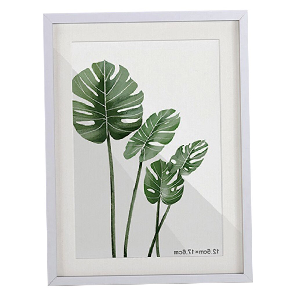 Cadre Photo en bois Nature 29.7x4 2cm/12x17 "cadre de couleur blanc noir pour images cadre affiche murale: White
