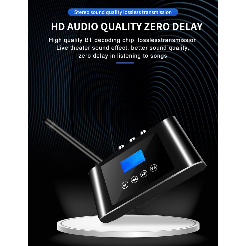 Computer Wireless Transmitter Receiver Digital Bluetooth 5.1 Audio Adapter Soundbar DVD Player Home