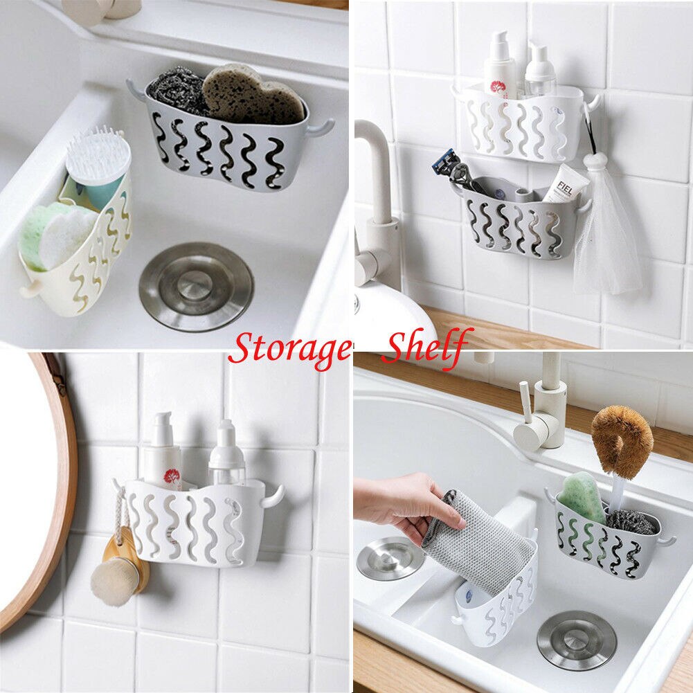 Keuken Badkamer Droogrek Sink Caddy Spons Houder Organizer Zeep Afdruiprek Rack Zeef Keuken Accessoires Organisator