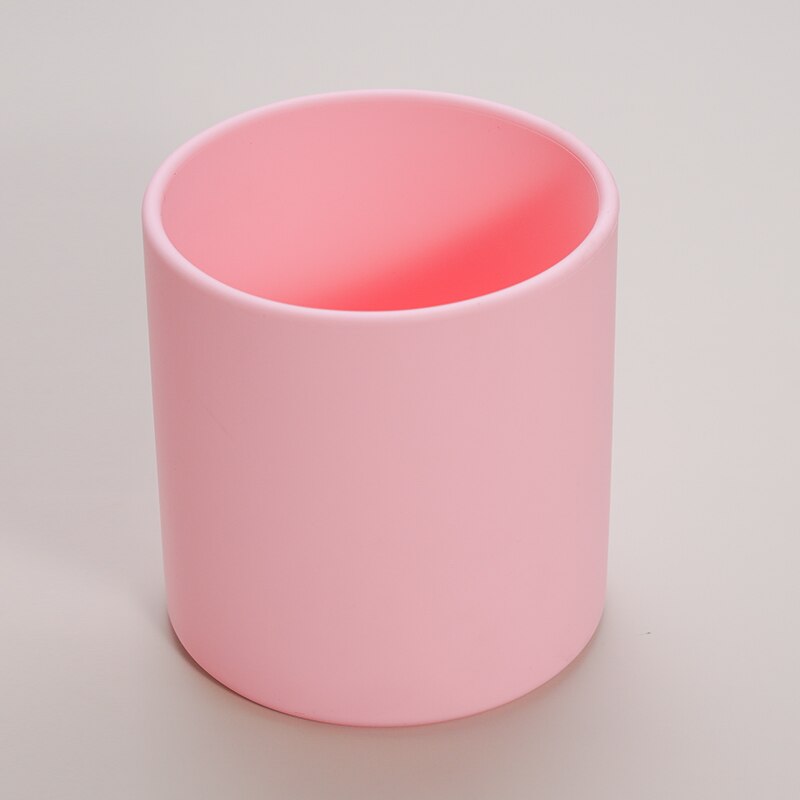 Baby Silicone Lekvrij Snack Cup Peuter Draagbare Voedsel Opbergdoos Baby Leren Drinkwater Cup Bpa Gratis Siliconen: 024-blush pink
