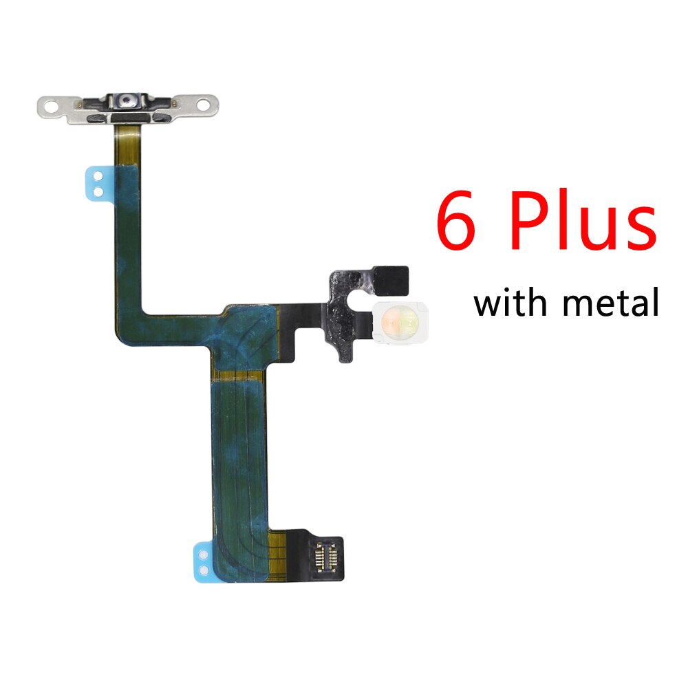 1Stck Volumen Energie Tasten Schlüssel Schalter biegen Kabel Für iPhone 6 6S Plus Energie biegen Reparatur Teile