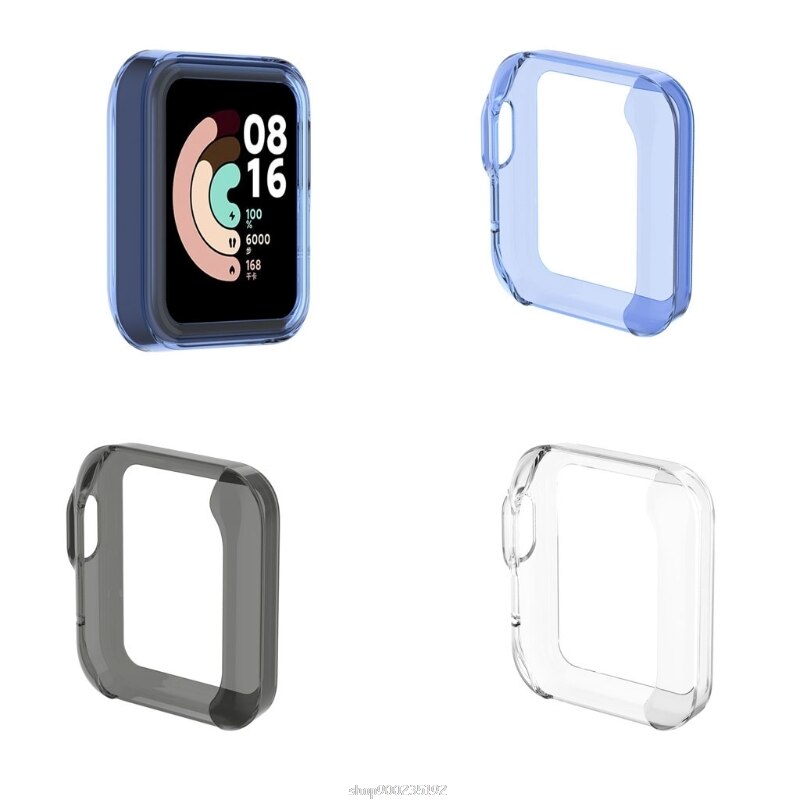 Ultra-Slim Tpu Horloge Case Skin Protective Cover Voor-Xiaomi Mi Horloge Lite Global Versie Voor Redmi Horloge accessoires F23 21