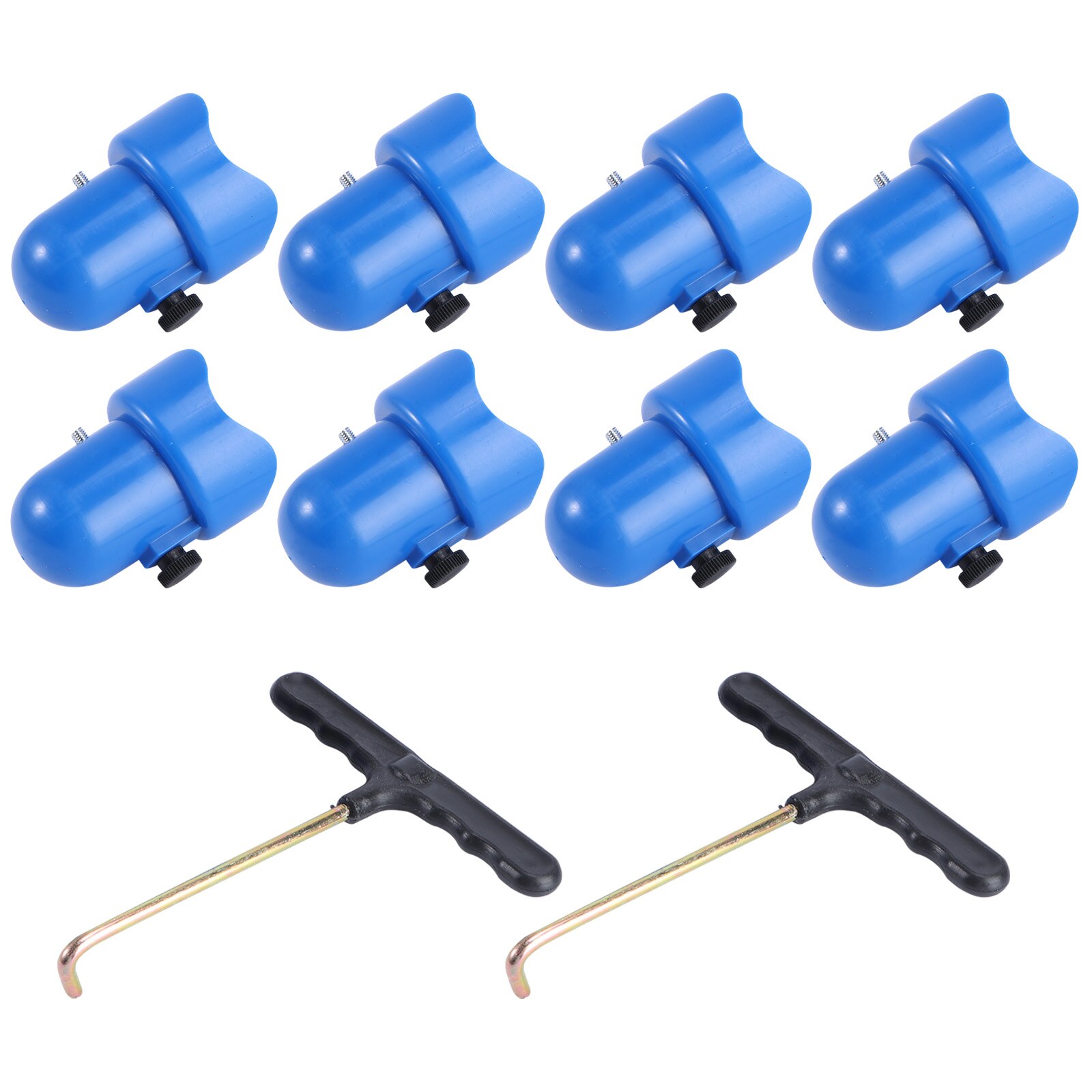 1 zestaw trampolina struktura obudowa słupki w kształcie litery T haki trampoliny