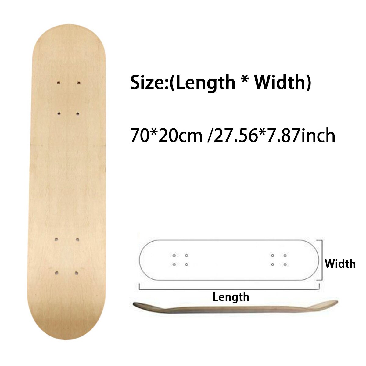 thumbnail image 2 of Madrid Build-A-Board DIY Blank Deck – Full Circle Distribution 2 of 9
