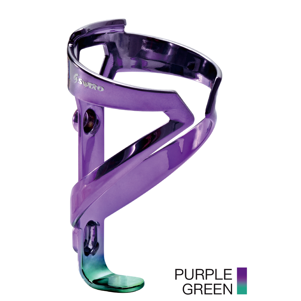 Bunte Bike Flasche Halter Faser glas Nylon Fahrrad Flasche Käfig Ultraleicht MTB Rennrad Wasser Flasche Rack Fahrrad Zubehör: Black purple green