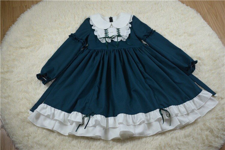 Coyoung Winkel Zoete Lolita Jurk Vintage Afdrukken... – Grandado