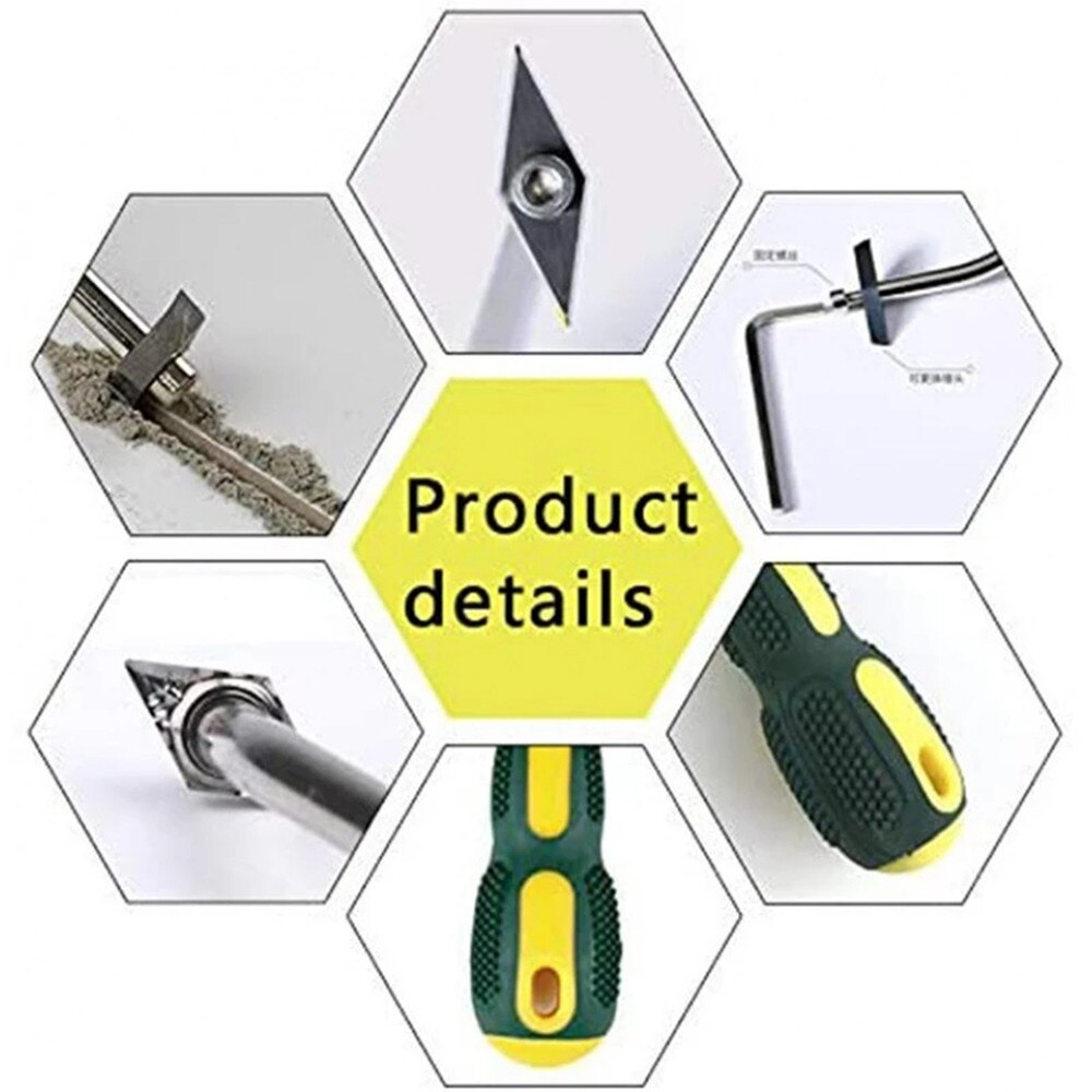 Ceramic Tile Grout Remover Tungsten Steel Tile Gap Cleaner Drill For Floor Wall Seam Cleaner Construction Tool ！