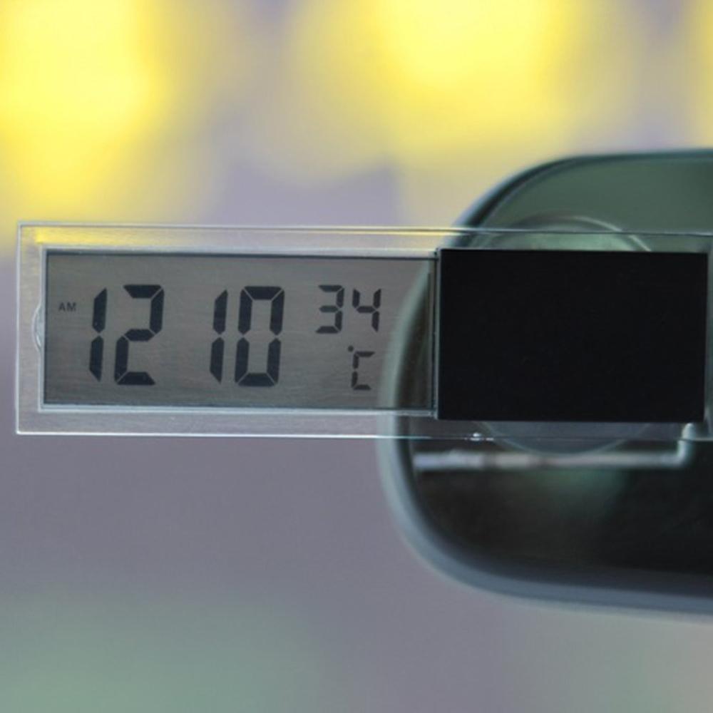 Huishoudelijke Auto Voertuig Zuignap Elektronische Digitale Transparant Lcd Display Thermometer Digitale Auto Thermometer