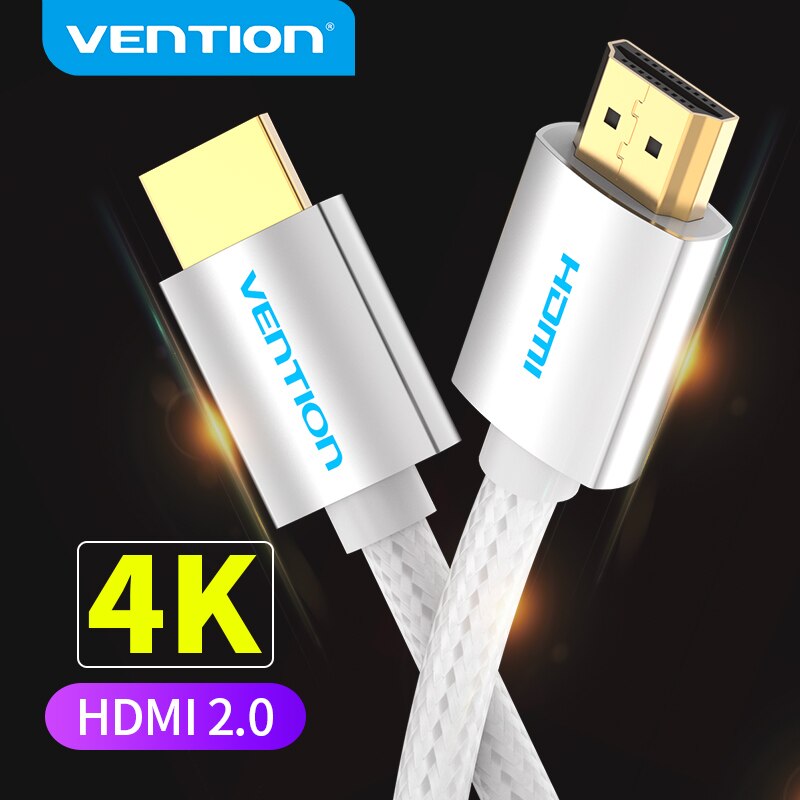 Vention HDMI Cable 4K HDMI to HDMI 2.0 Gold-plated plug Connector Cable For Splitter Switch for hd TV Box PS4 2.0 HDMI Cable