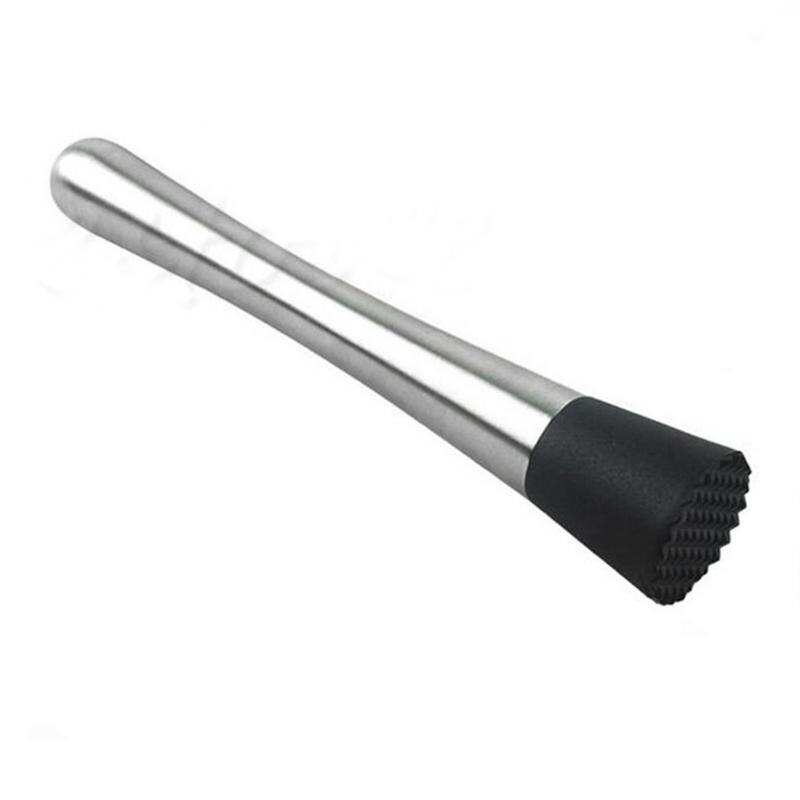 Cocktail Muddler Bar DIY Stainless Steel Bar Mixer Stirrer Cocktail Drink Fruit Drink Tool Stirrer Mixer Barware Kitchen Tool: Default Title