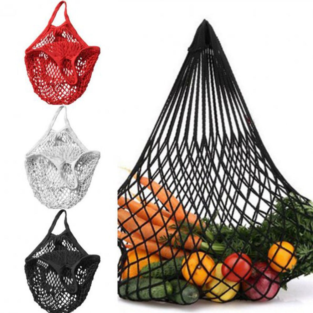 Mesh Boodschappentas Herbruikbare String Fruit Opslag Handtas Bakken Vrouwen Winkelen Mesh Netto Geweven Zak Winkel Kruidenier Draagtas