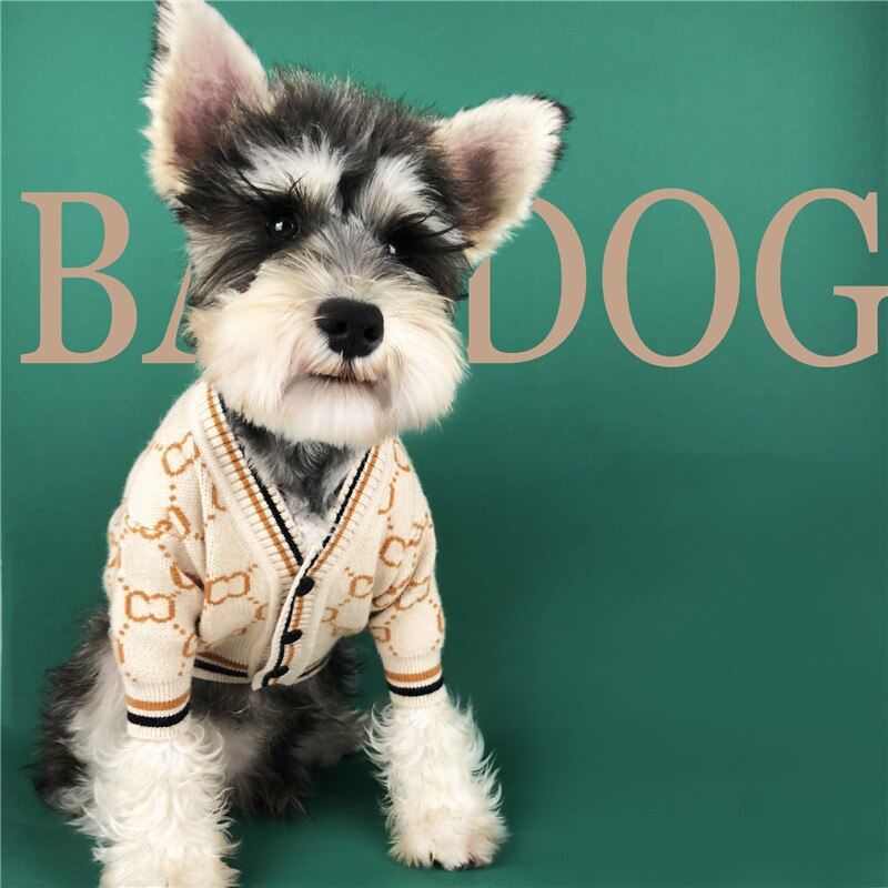 Pull classique pour chiens, doux, carlin pour animaux de compagnie, Costume, Chihuahua, Cardigan, pull en tricot pour petits chiens, Bulldog, tenue décontractée
